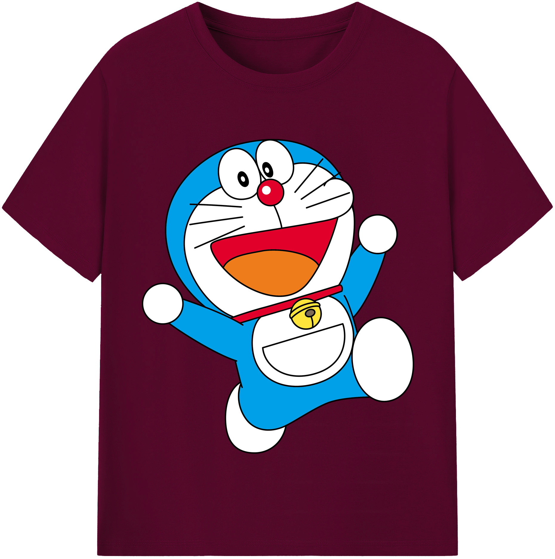 （画像用） ドラえもん Doraemon レディースカジュアルプリントTシャツ（綿100％）